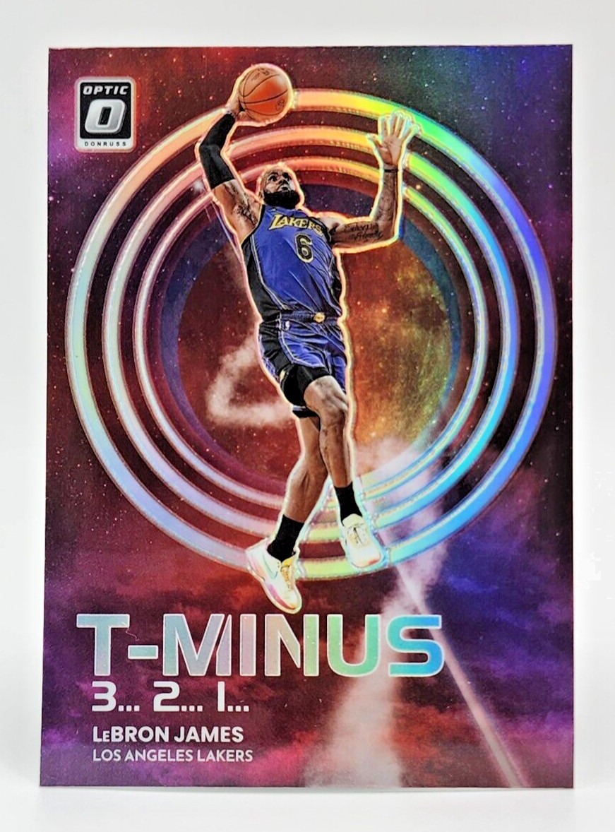 LeBron James 2022-23 Panini Donruss Optic T-Minus 3 2 1 Silver Holo Prizm #15
