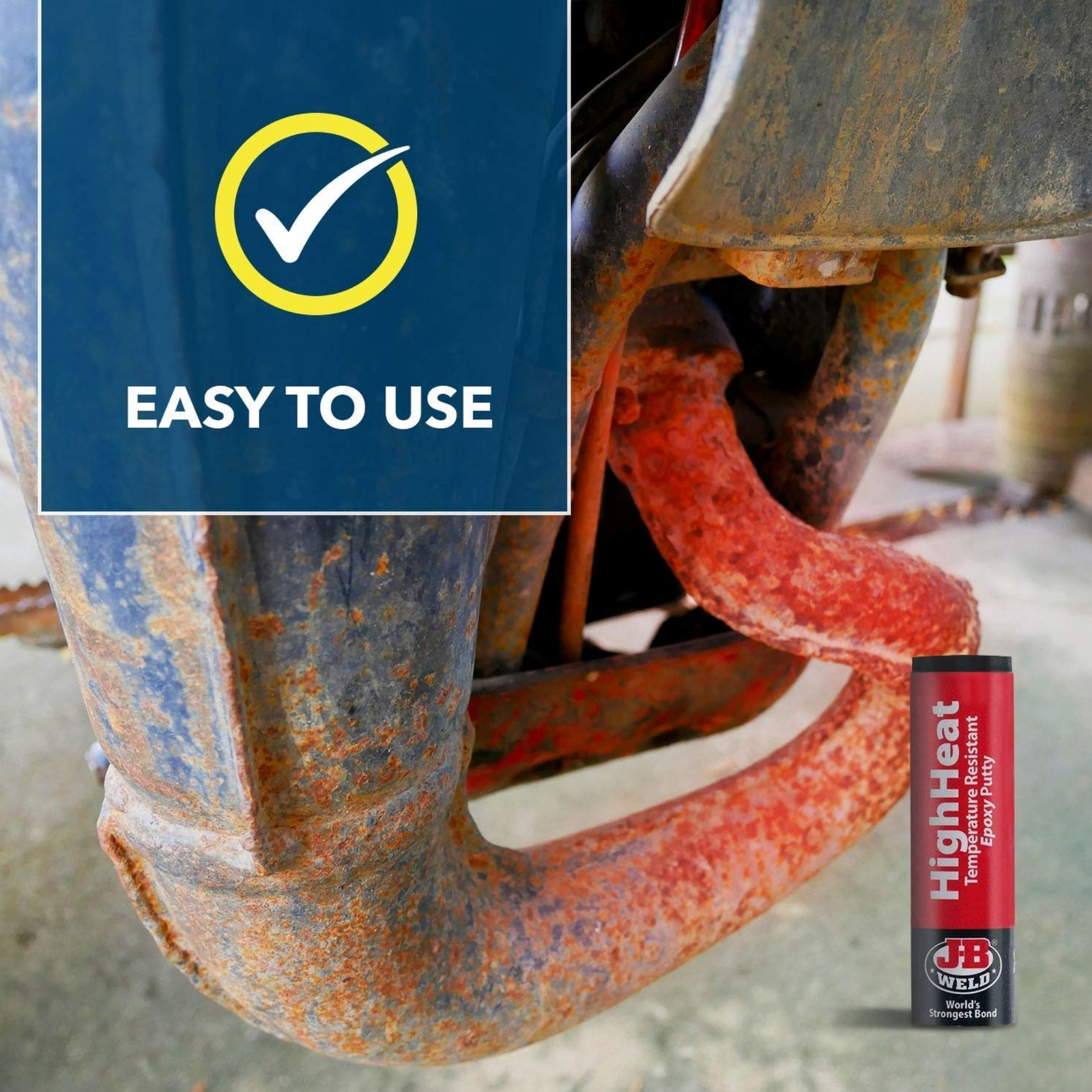 JB Weld HighHeat 57g Heat Temperature Resistant Epoxy Putty Metal