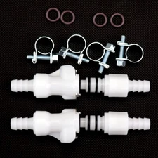 2 sets BMW / KTM 5/16" Gas Fuel Line Hose Quick Release Disconnect Coupling Kit