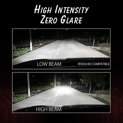 H7 LED Conversion Kit - Up to 18,000 Lumen - EXTREME PRO Headlamp Bulb Upgrades - Picture 4 of 9