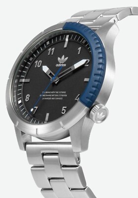 ADIDAS Cypher M1 Analog Silver Stainless Quartz Unisex Men's