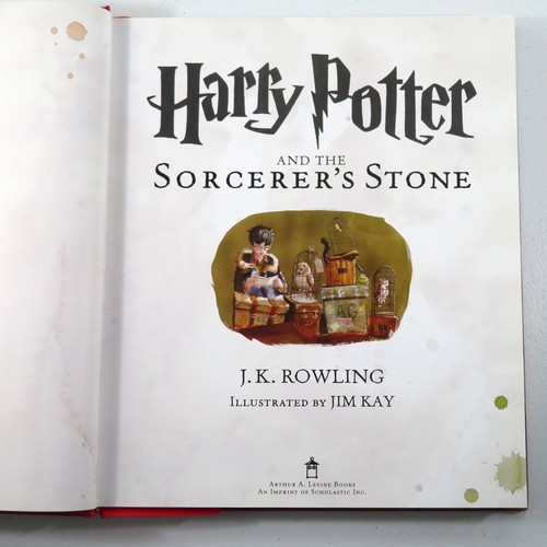 Harry Potter and the Sorcerer's Stone 1st Illustrated Edition 3rd Printing 2015 - Picture 5 of 15
