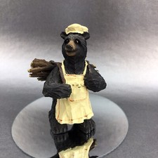 BearFoots Barefoot Camping 5  Bear Big Sky Carvers Montana Jeff Fleming Figurone