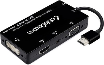 HDMI VGA DVI Adapter 3,5 mm Audio Micro-USB 1080p