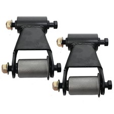 2PCS Rear Leaf Spring Shackle Bracket Kit for 2002-2008 Dodge Ram 1500 Truck