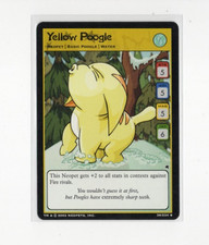 Neopets TCG Base Set Yellow Poogle 36/234 - Wizards 2003