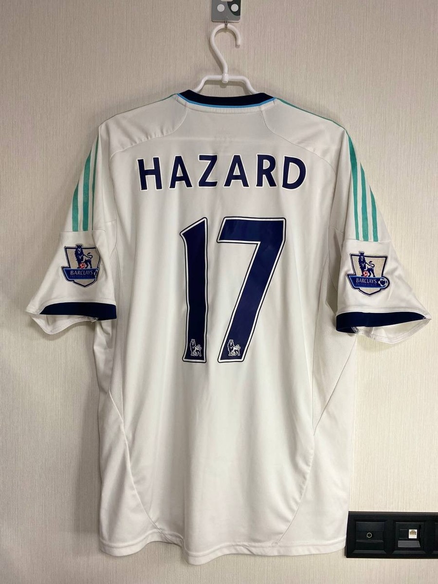 FC Chelsea 2012/13 Away #17 Eden HAZARD Football Soccer Jersey