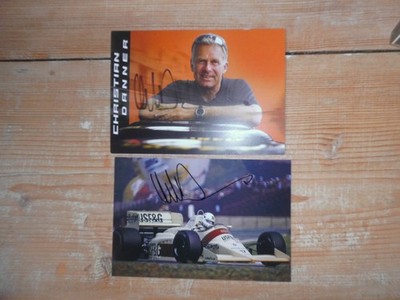 original 2 x Christian Danner -  Formel 1