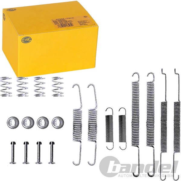 Hella Montagesatz Bremsbacken ZubehÖR Passend FüR Audi 100 80 Seat Inca VW-image
