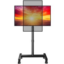 Floor TV Stand with Mount for 26-50 inch TVs up to 55 lbs, TV Floor Stand wit...