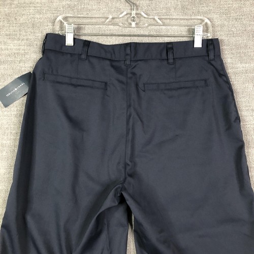 Tommy Hilfiger Shorts Mens 32 Navy School Uniform Classic Fit Flat Front Casual - Picture 11 of 12