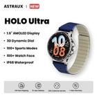 ASTRAUX HOLO Ultra Smartwatch 1.6" AMOLED Bluetooth Call Music Player Heart Rate