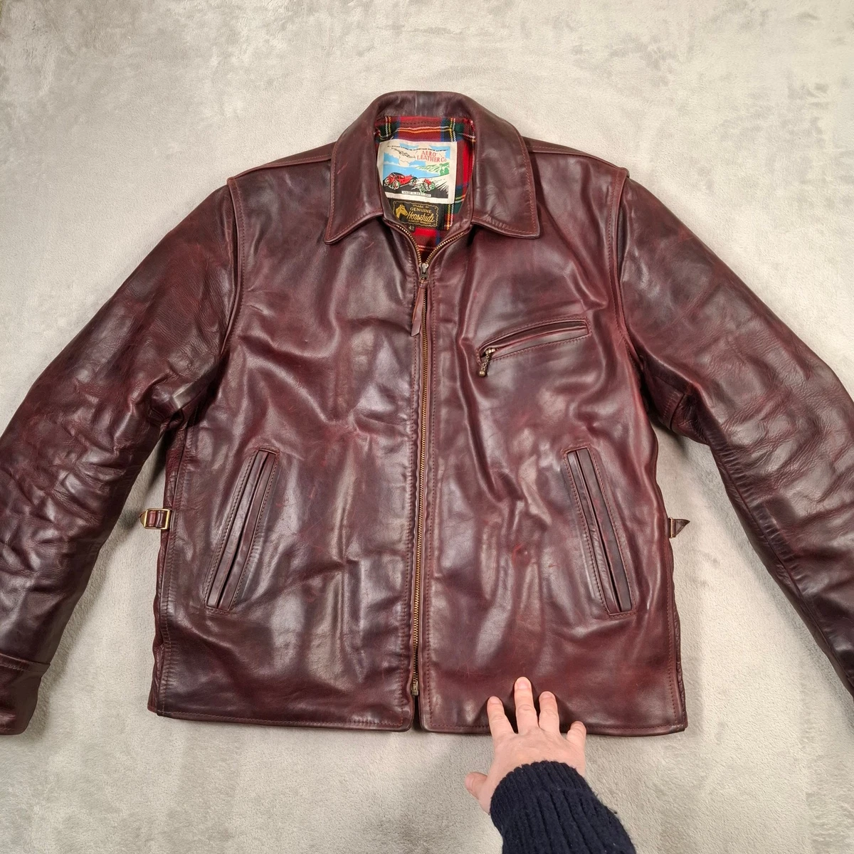 Aero Leather Coats & Jackets for Men for Sale - Shop New & Used - eBay