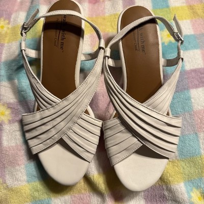 Walk With Me By Cold water Creek White Women Shoes