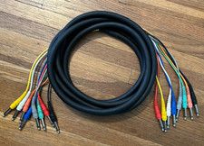 HOSA 8 Channel High-Definition Audio Snake. 12 feet 1/4" to 1/4" Studio Cable.