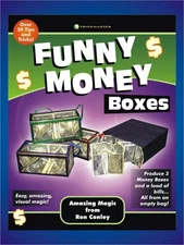 FUNNY MONEY BOXES Cash Production EZ To Do Magic Trick - Stage-Kid’s Show-Comedy