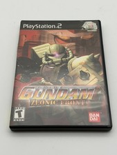 Mobile Suit Gundam Zeonic Front PS2 PlayStation 2 Complete CIB Manual Bandai