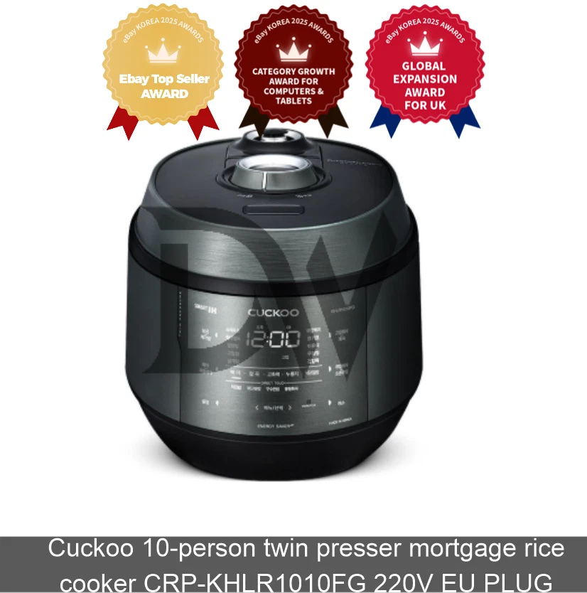 Cuckoo 10-person twin presser mortgage rice cooker CRP-KHLR1010FG 220V EU PLUG