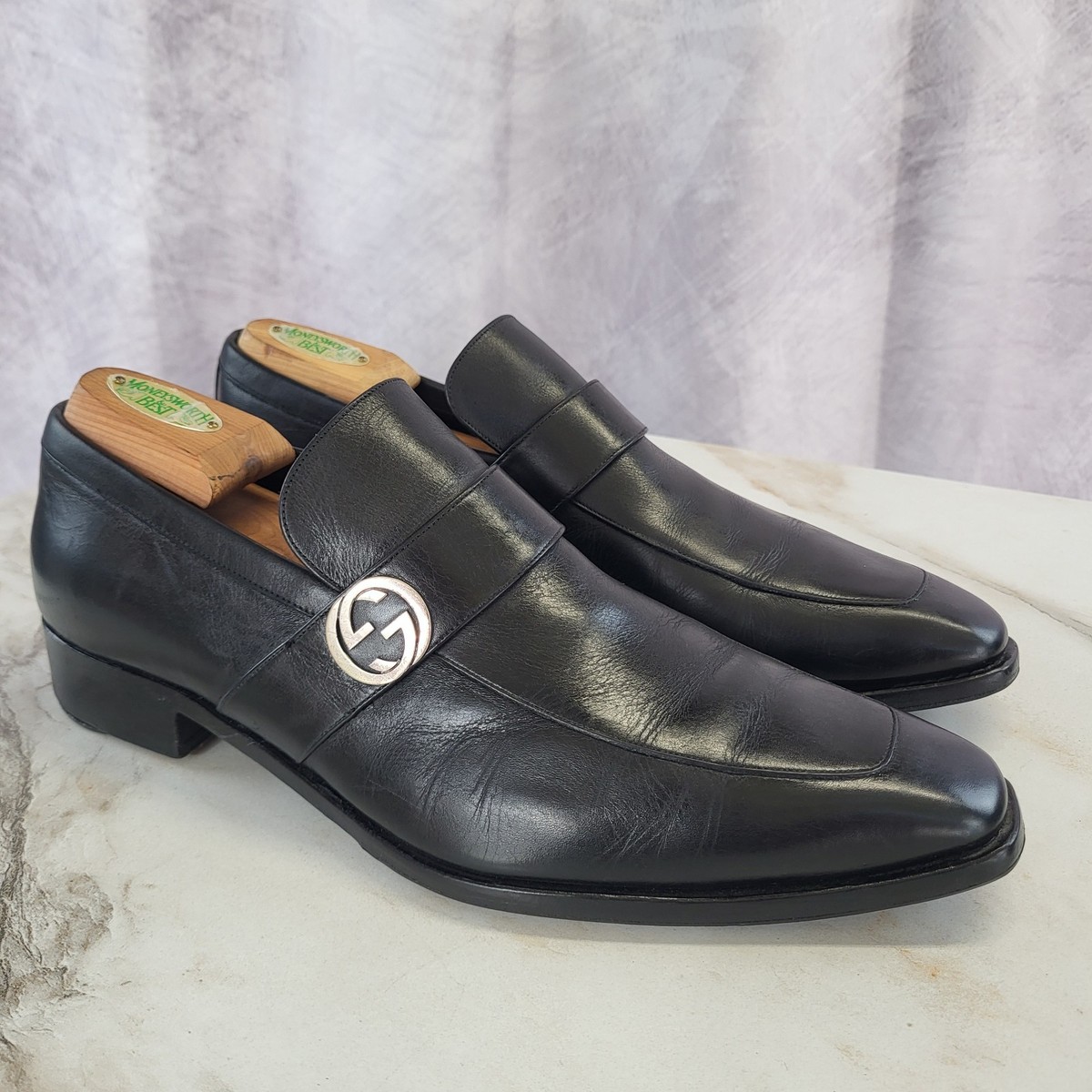 Gucci Broadwick GG Loafers Black Men display picture 1