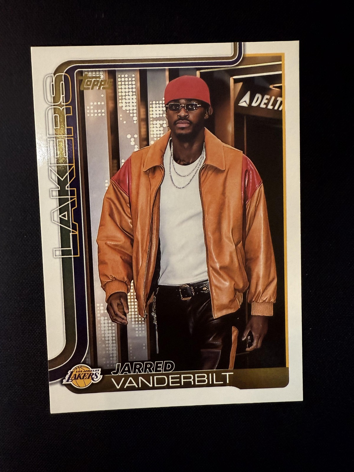#155 Jarred Vanderbilt 2025-26 Topps Los Angeles Lakers sports Golden Mirror