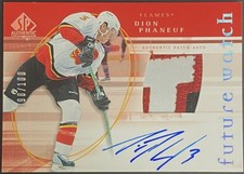 2005-06 SP Authentic Limited #140 Dion Phaneuf Future Watch Auto Patch /100 RC