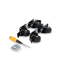 Transportrollen 4Er Set Schwerlastrollen 75Mm Lenkrollen Mit Bremse 270Kg
