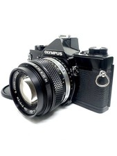 OLYMPUS OM-1N Black / OM-SYSTEM ZUIKO MC AUTO-S 50mm F1.4 Body Lens Set #376