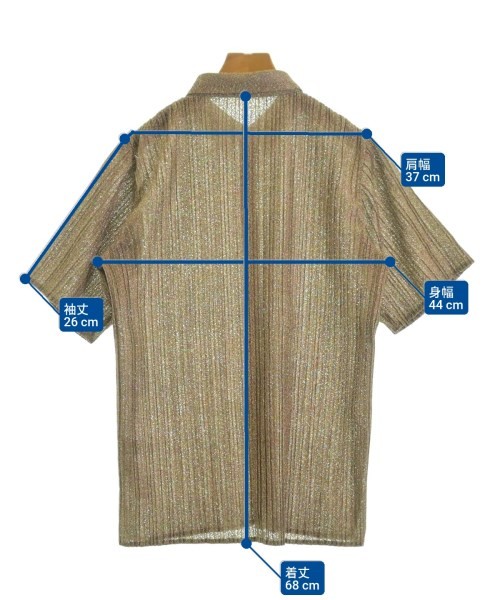 AMERI Casual Shirts BrownxGreenxPink S 2200612742… - image 6