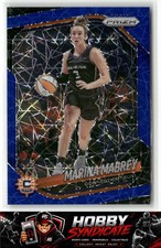 2025 Panini Prizm WNBA #18 Marina Mabrey Blue Velocity Prizms