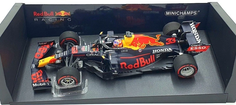 Minichamps 1/18 Scale 110 211433 Red Bull Honda RB16B F1 Verstappen Dutch - Image 4 of 4