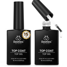 Beetles Gel Base Coat, 1Pcs 15ml Nail Polish Upgraded Formula... 