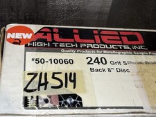 Allied High Tech 240 Grit Silicon Carbide Disc, 8" Dia, 50-10060 - 32 Pieces