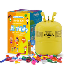 22L Helium Tank, 100 Latex Balloons,Balloon Protection Fluid  Ribbons Included