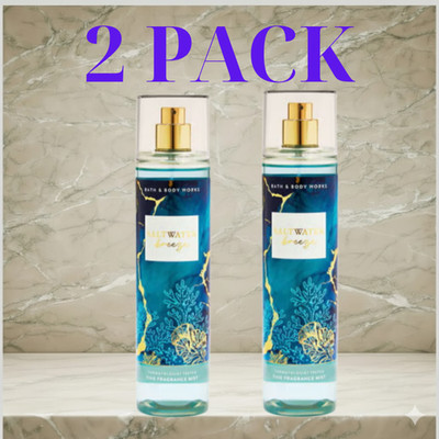NEW Bath & Body Works 2 PACK Saltwater Breeze Fine Fragrance Mist