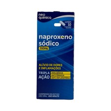 Naproxeno Sódico 550mg Neo Química   10 Com...