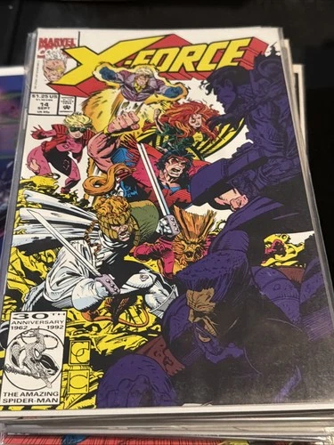 X-Force #14 Marvel Comics September 1992 Greg Capullo Cover Vtg 90s X-Men