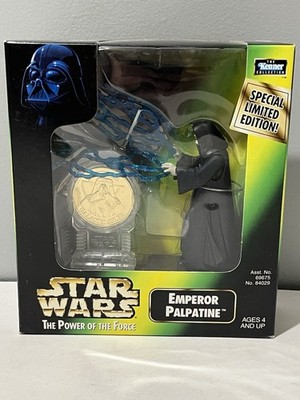 Star Wars Power of the Force- Emperor  Palpatine Special Limited Ed. w/ Coin-New