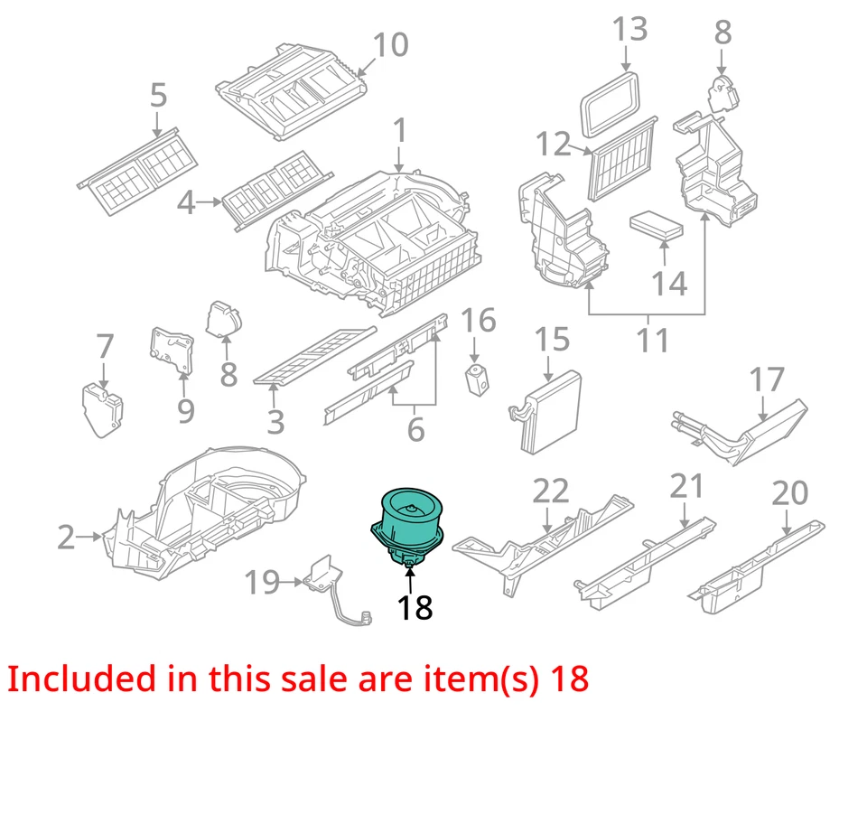 Pontiac Montana 2006 furgoneta calefacción aire acondicionado soplador motor fabricante de equipos originales 94 k millas - LKQ430332662 Foto 4 de 4