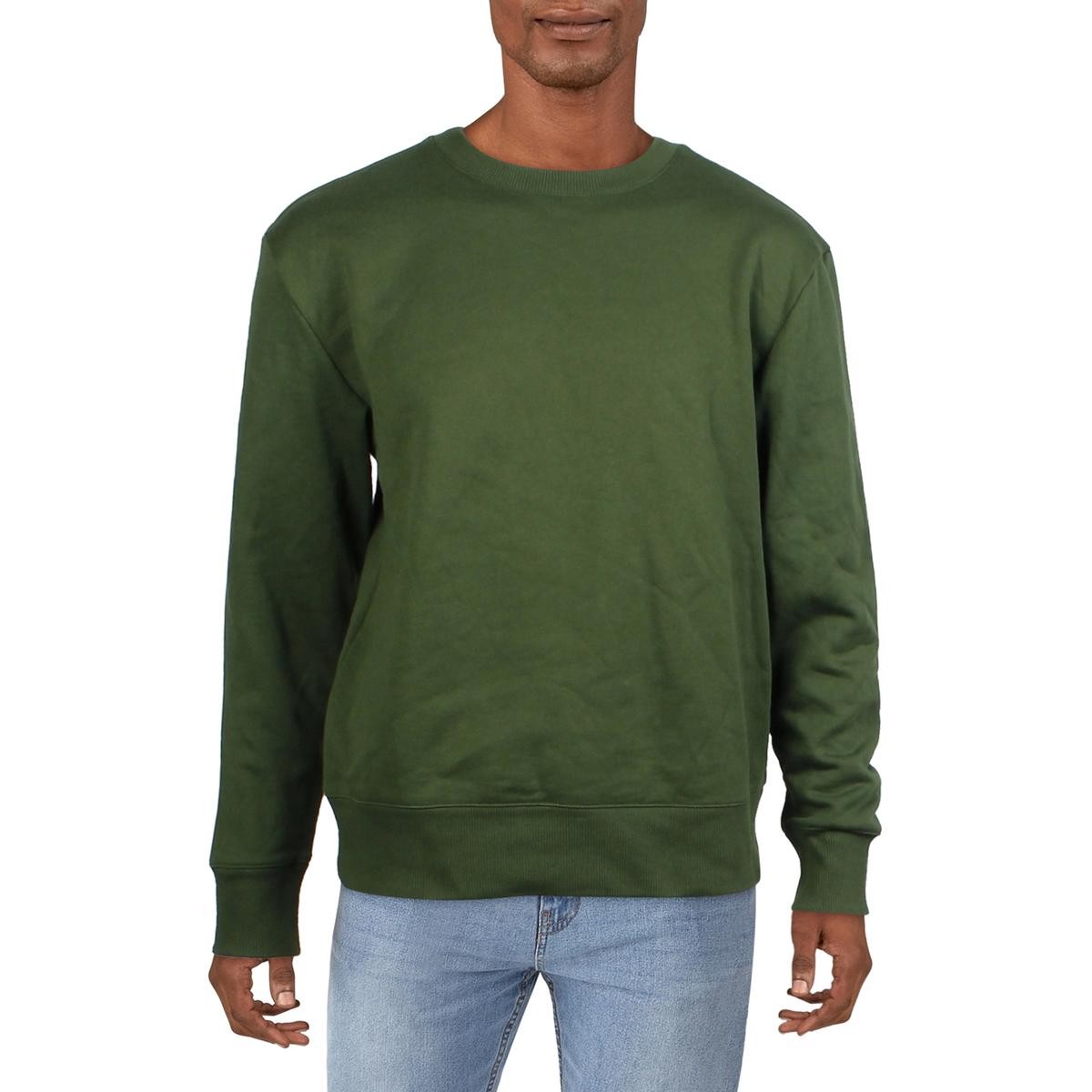 Мужская однотонная флисовая толстовка Mode of One зеленого цвета S BHFO 5501