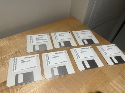 Vintage 1992 Microsoft Excel For Mac Apple Macintosh Floppy Disks Software