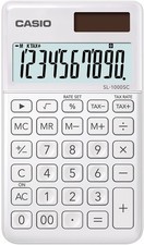 Casio SL-1000SC-WE Pocket Calculator white Cardboard packaging