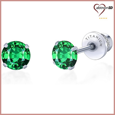 Limerencia Titan Ohrringe 5mm Gesundheitsstecker für empfindliche Ohren Damen