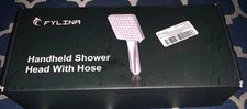 Handheld Shower Head with Hose. 6 Spray Settings. Chrome. New in Open Box Fylina