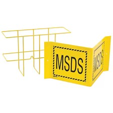 Brady 17463 Binder Holder, No Legend, Pvc Coated Steel, 14 In W, 9 In H