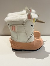 Toddler Frankie Unicorn Winter Boots White/Pink - Cat Jack - SIZE 6 NWOT