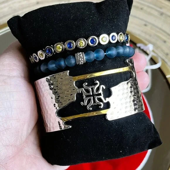 Rustic Cuff Stackable Mixable Bracelet Sets Cuff … - image 10