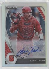 2021 Panini Prizm Draft Picks Silver Prizm Auto Luca Tresh #PDP214 Auto uk2