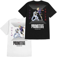 Primitive Skate X Dragon Ball Z Men's T-Shirt Timeline Japanese Anime Tee