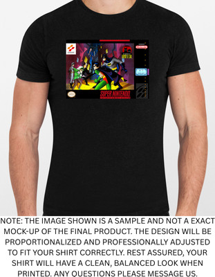 Adventures Of Batman & Robin SNES Graphic T Shirt Men or Women NEW