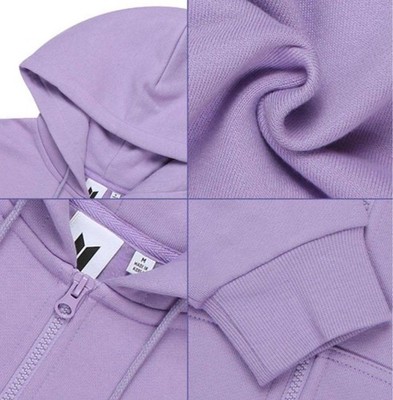 BTS Yet to Come ZIP-UP HOODIE (M) パープル BTS Yet To Come in BUSAN Zip-Up Hoodie Lavender M Size Official